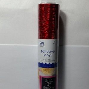 Adhesive Vinyl Crimson Laser Red